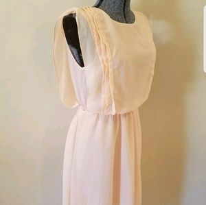 Flowy peach dress, XL